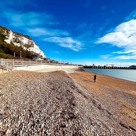 Flat 4 Marine Parade House, 1 East Cliff- Next To Dover Port, White Cliffs, Beach, Castle Extérieur photo