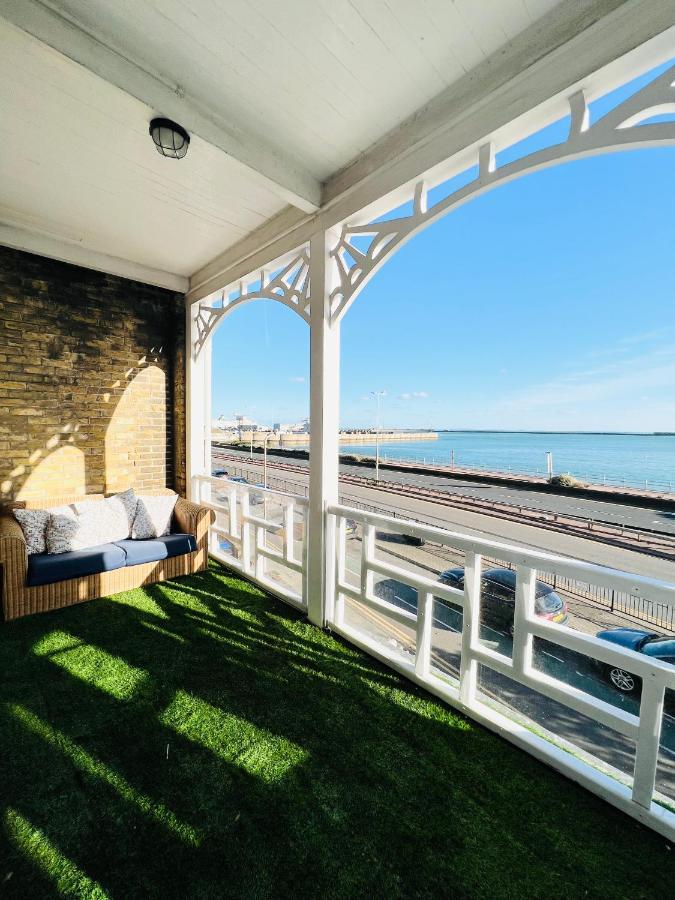 Flat 4 Marine Parade House, 1 East Cliff- Next To Dover Port, White Cliffs, Beach, Castle Extérieur photo